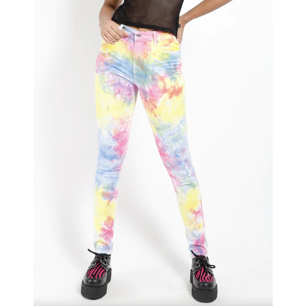 Tripp NYC High Waist Festival Tie Dye Jean Size 28